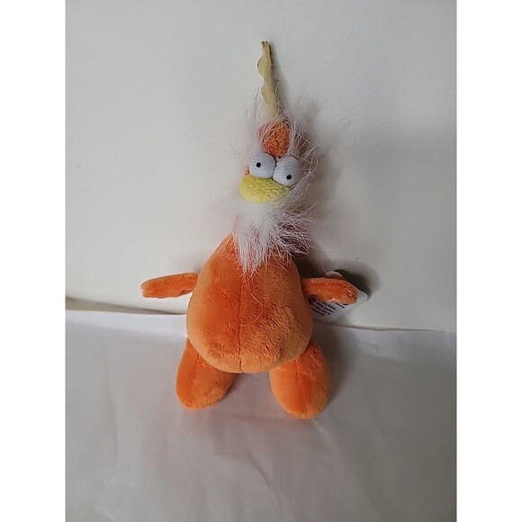 NEGU GRIF 7” ORANGE PLUSH Storyteller Philosopher Collector Pocket Lint - Picture 1 of 16